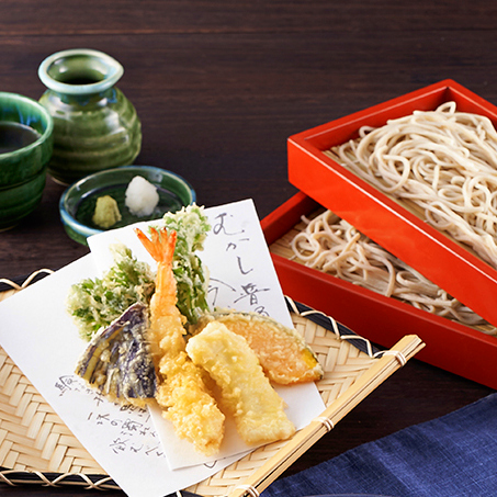 【北海道幌加内直送そば粉使用】<br />
天ぷら蕎麦