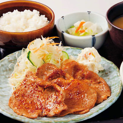 豚しょうが焼定食