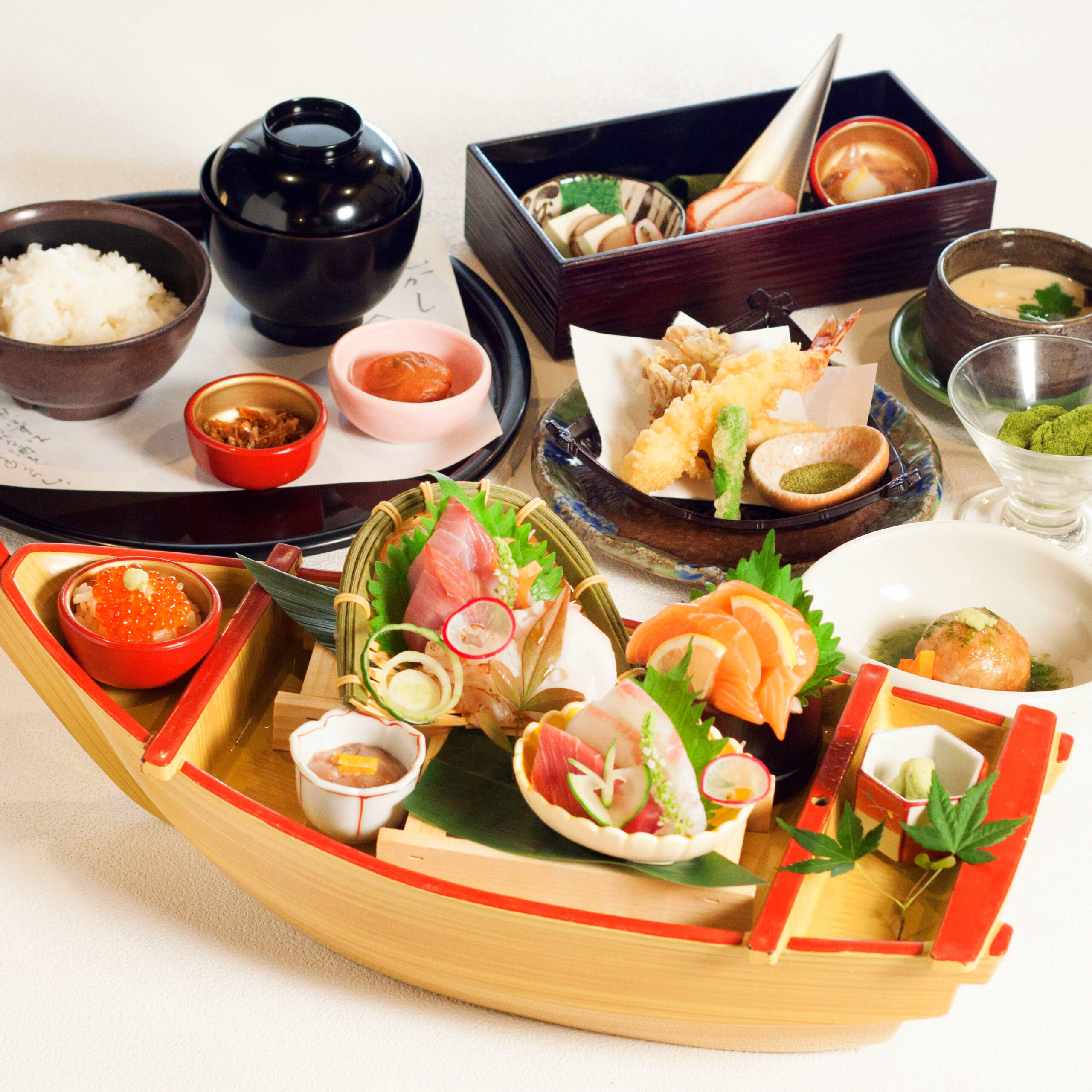 刺身舟盛会食　＜全７品＞